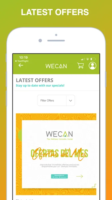 Capturas de pantalla de WECAN Dispensary