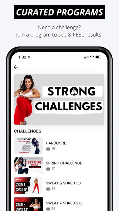 Capturas de tela do STRONG by Erika Hammond