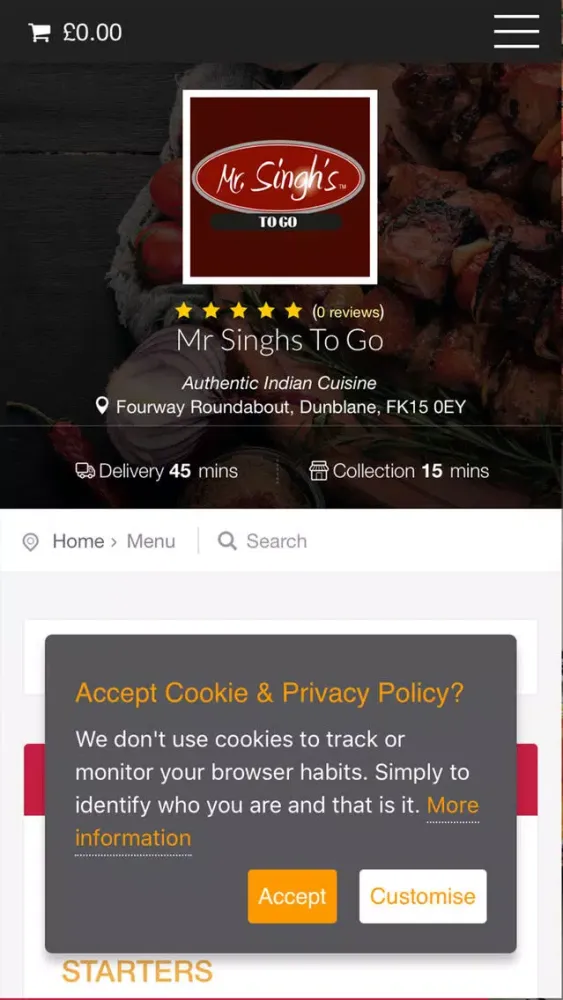 Mr Singhs To Go Stirling应用截图
