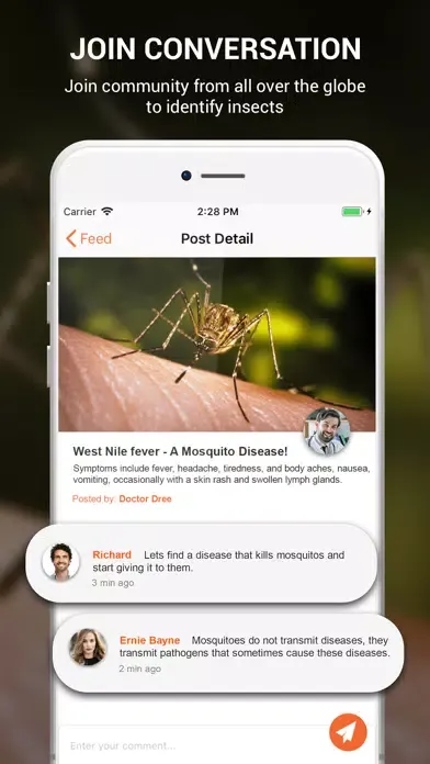 Capturas de tela do Insect identifier by photo
