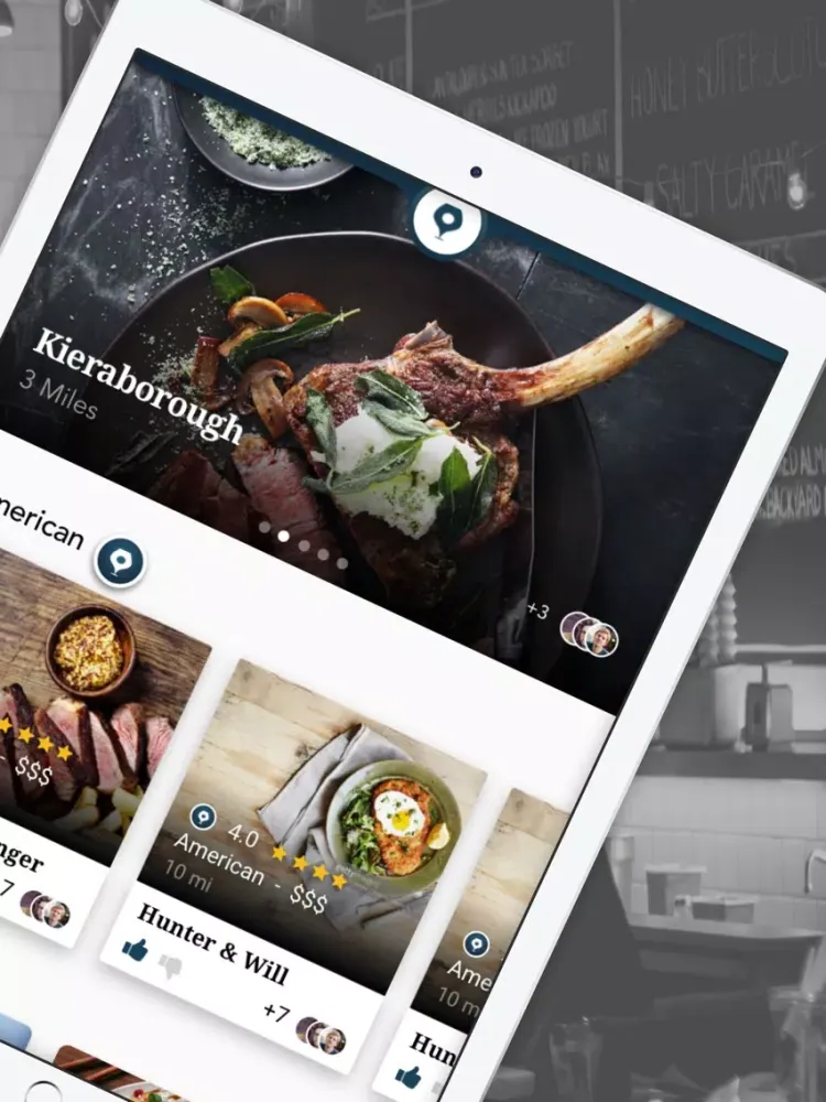 Taste: Dining Recommendations iPad  Screenshots