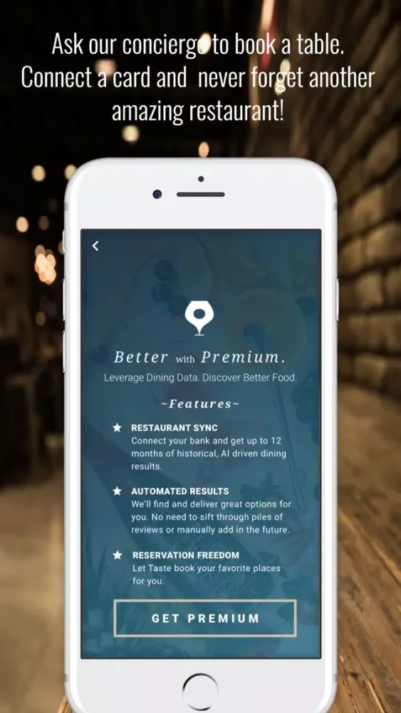 Taste: Dining Recommendations Screenshots