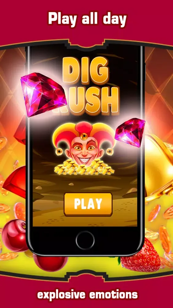 Tangkapan layar ClownDigRush