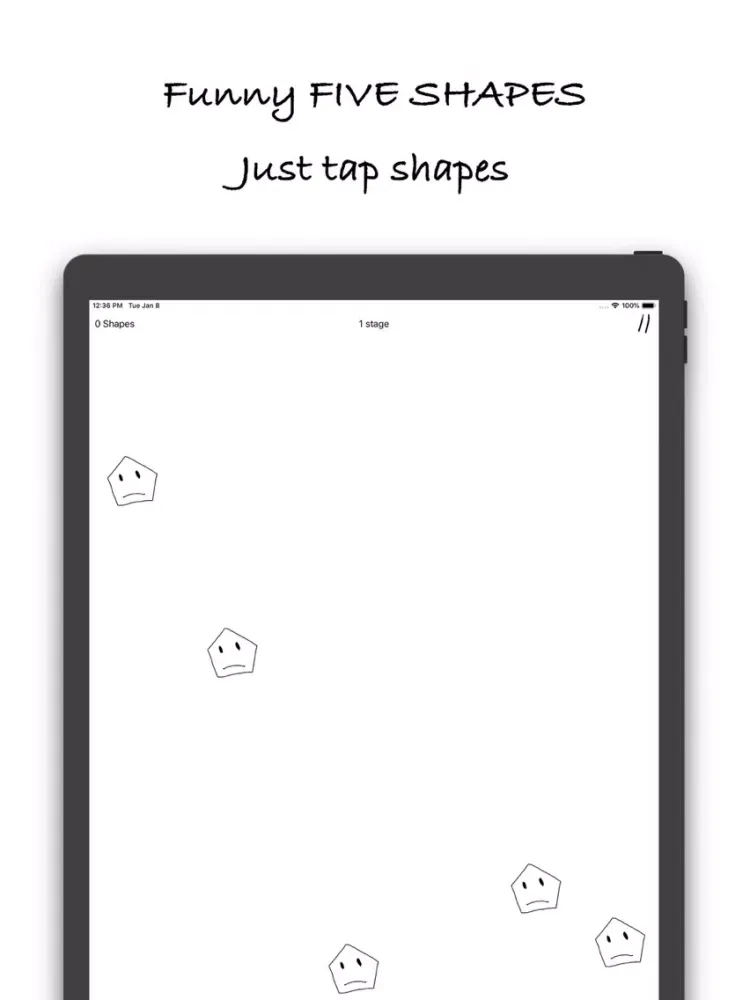 Captures d'écran de Five Shapes iPad 
