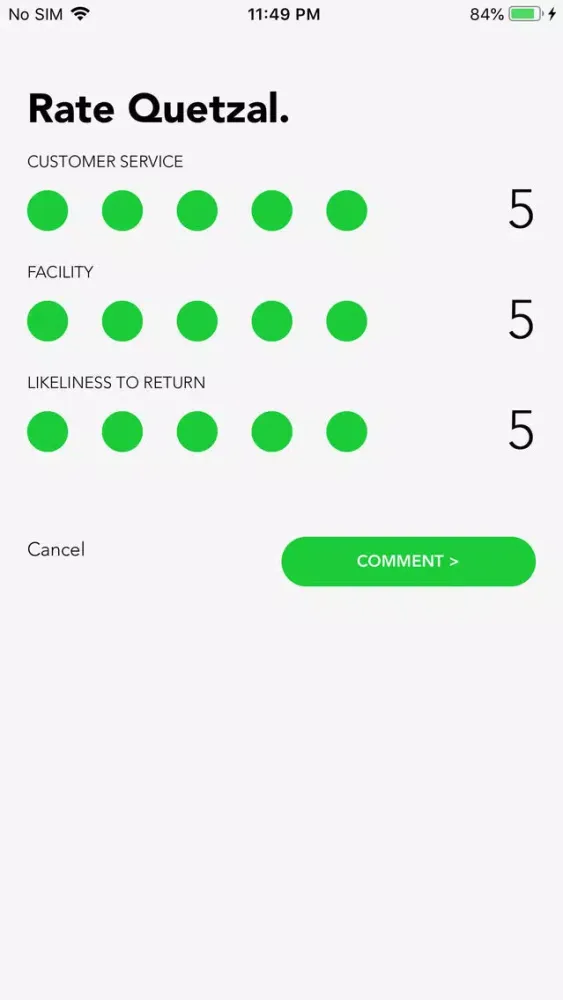 Captures d'écran de TellUs - The Feedback App