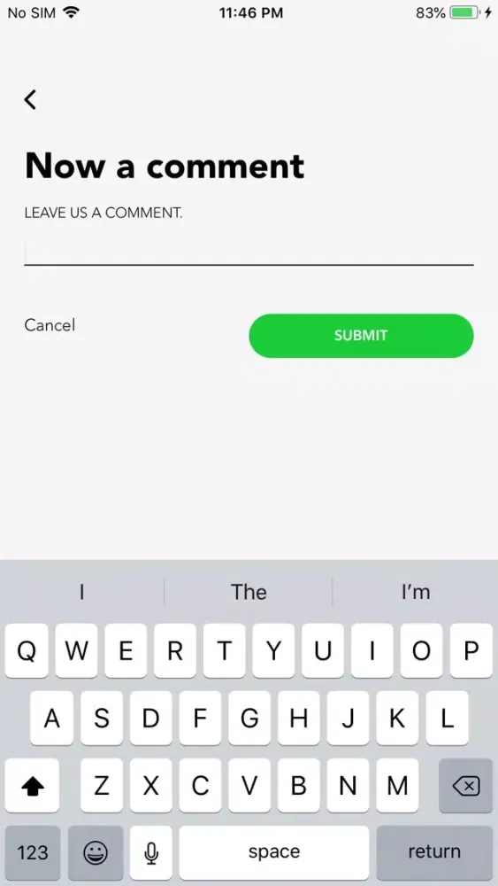 Captures d'écran de TellUs - The Feedback App