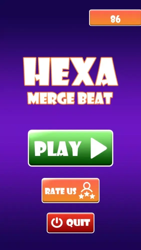 ภาพหน้าจอของ Hexa Merge Beat