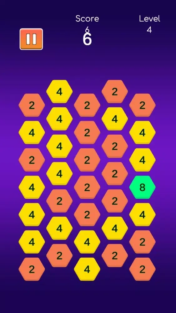 ภาพหน้าจอของ Hexa Merge Beat