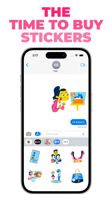 The Time to Buy stickers Screenshots