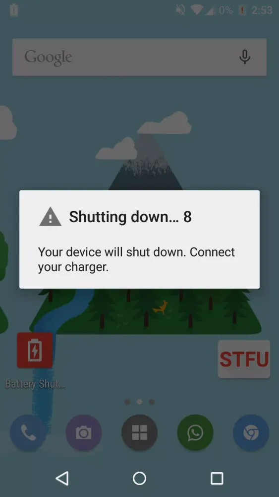 Battery Shutdown Manager Screenshots