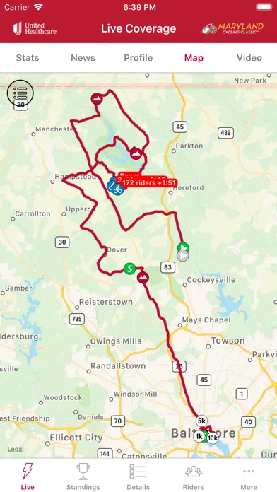 Zrzuty ekranu Maryland Cycling Classic