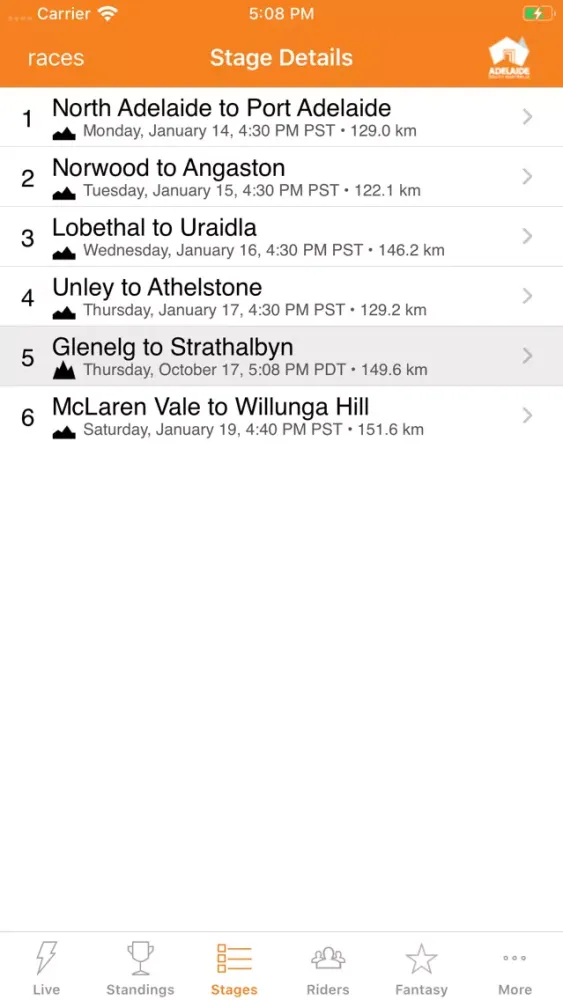 صور Santos Tour Down Under Tracker