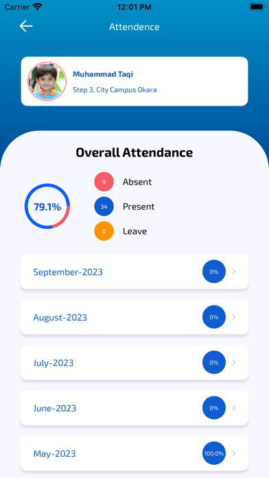 Ảnh chụp màn hình của My Step School