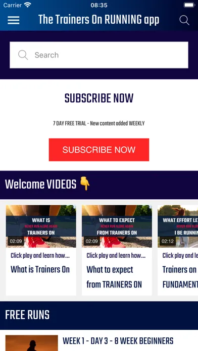 Capturas de pantalla de Trainers On Running
