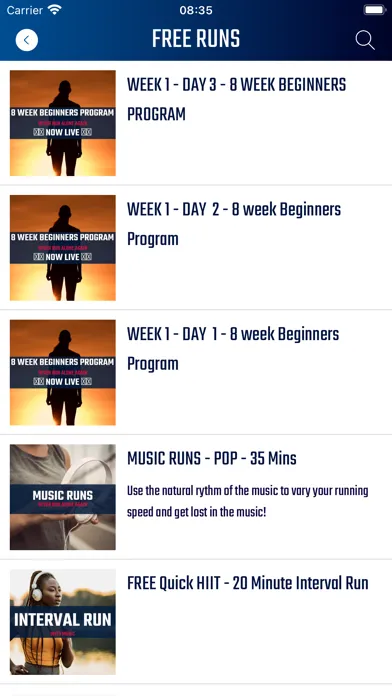 Capturas de pantalla de Trainers On Running