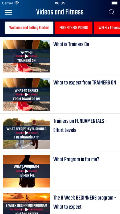 Capturas de pantalla de Trainers On Running