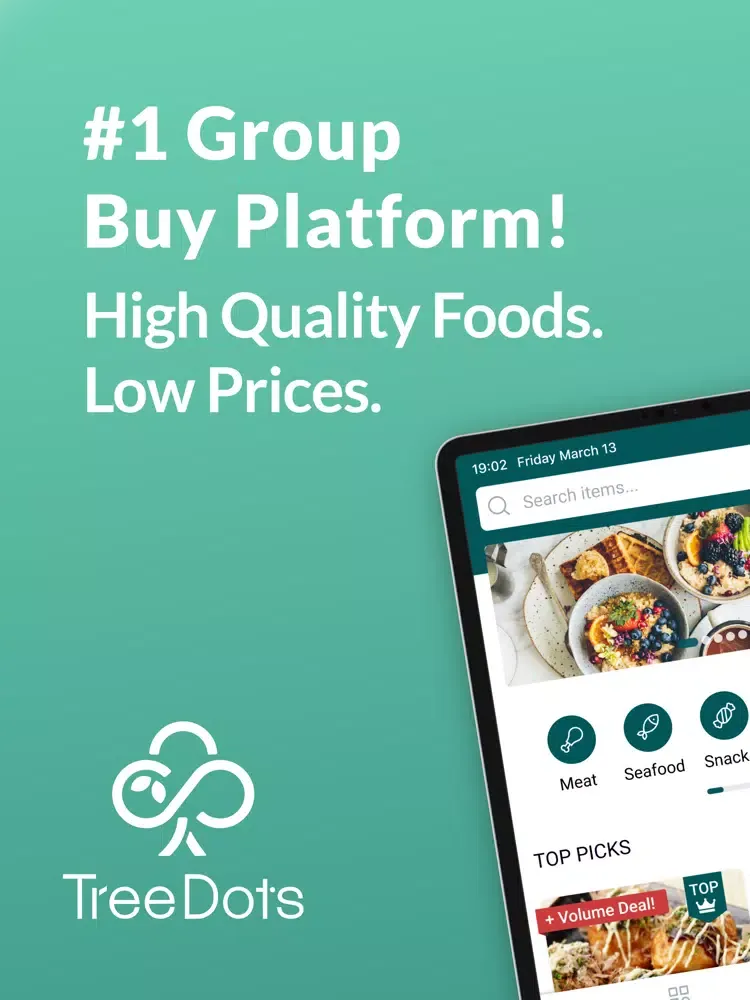 Ảnh chụp màn hình của TreeDots Group Buy iPad 