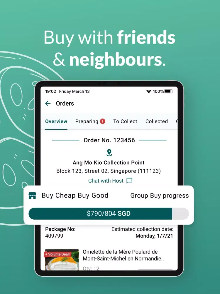 Ảnh chụp màn hình của TreeDots Group Buy iPad 