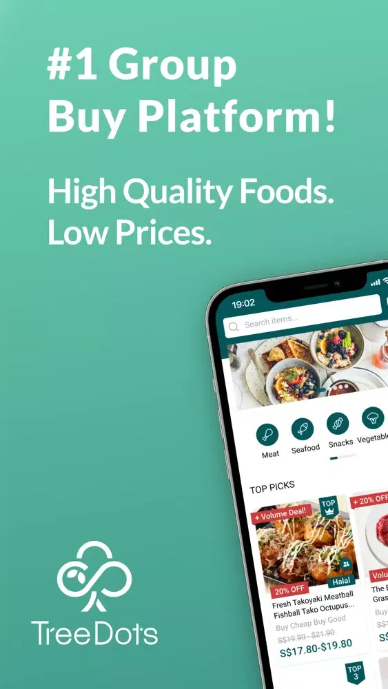 Ảnh chụp màn hình của TreeDots Group Buy