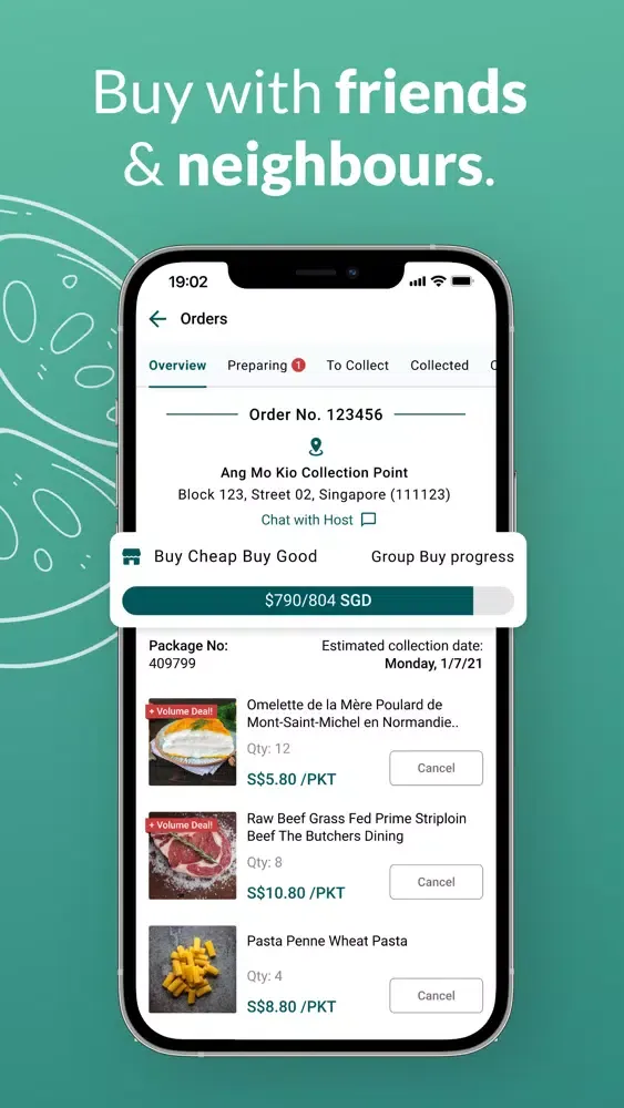 Ảnh chụp màn hình của TreeDots Group Buy