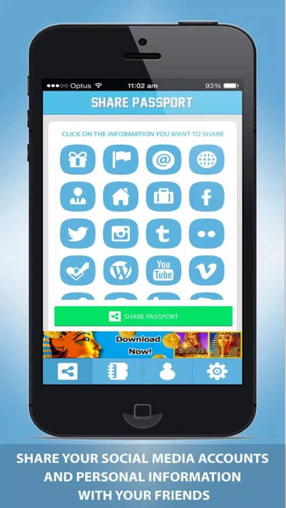 Social Network Passport স্ক্রিনশট