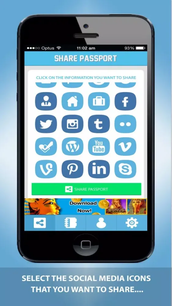 Social Network Passport স্ক্রিনশট
