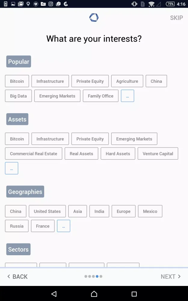 Screenshot di Trusted Insight