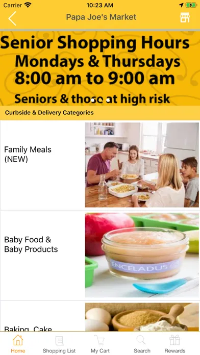 Ảnh chụp màn hình của Papa Joe's Gourmet Market
