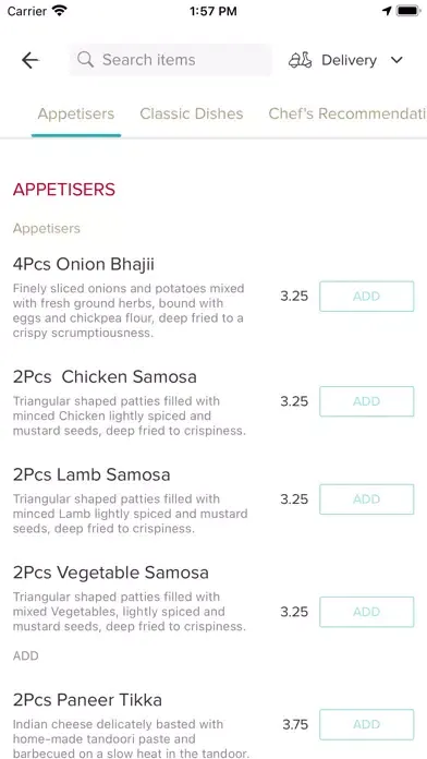 Turmeric Indian Screenshots