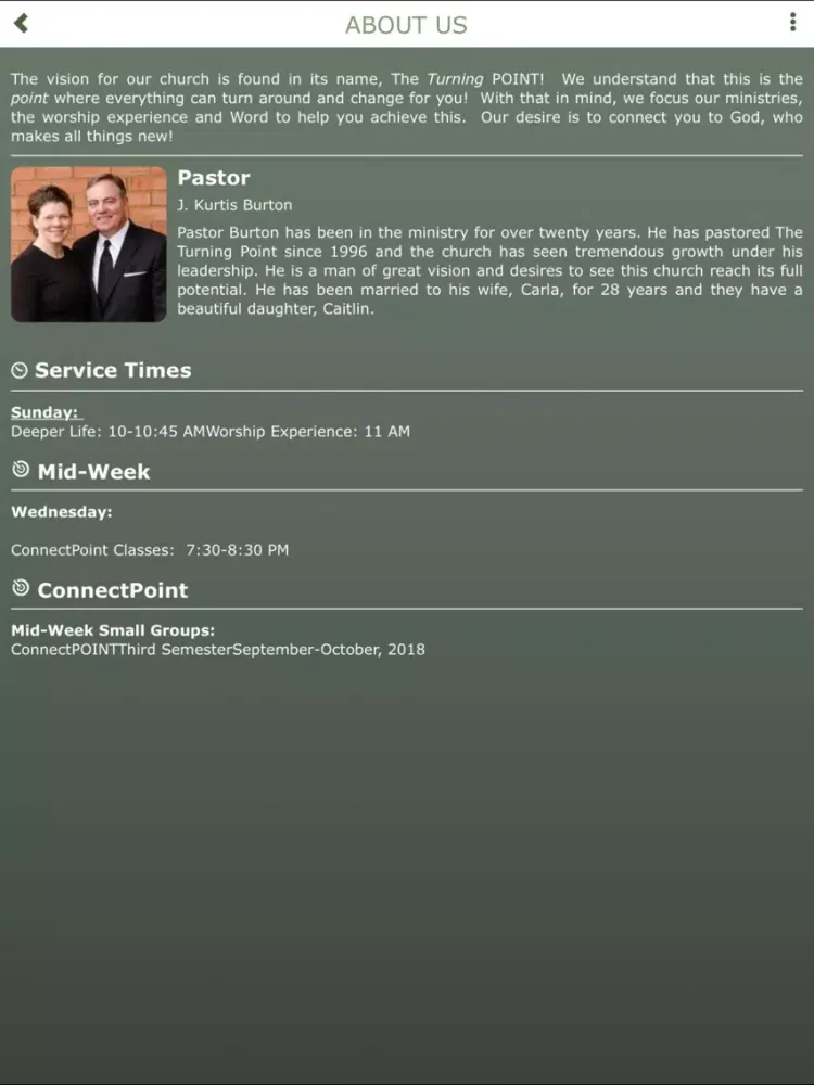 Captures d'écran de The Turning Point Church iPad 