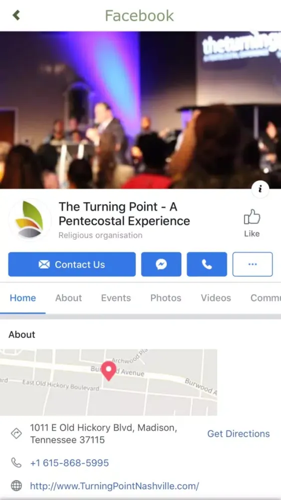 Captures d'écran de The Turning Point Church