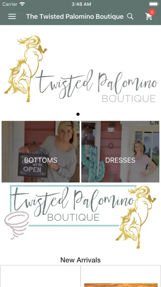 Zrzuty ekranu Twisted Palomino Boutique