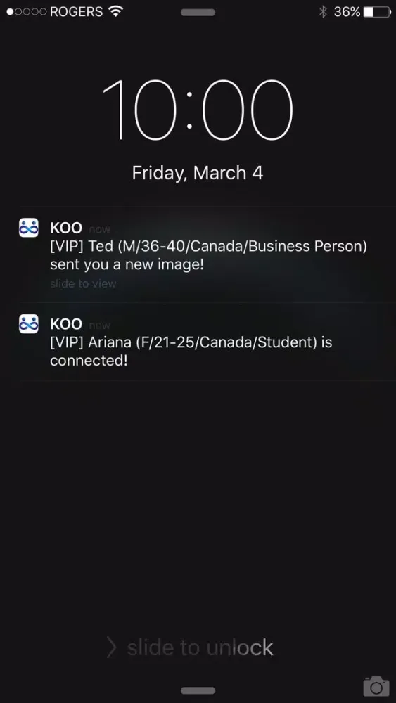 KOO APP Ekran Görüntüleri