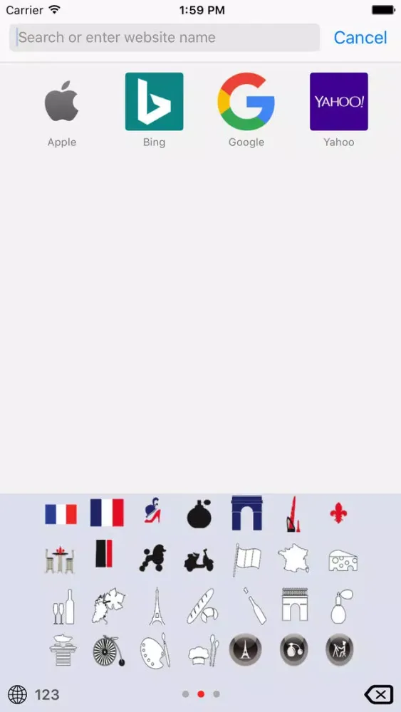 France Emoji Keys应用截图