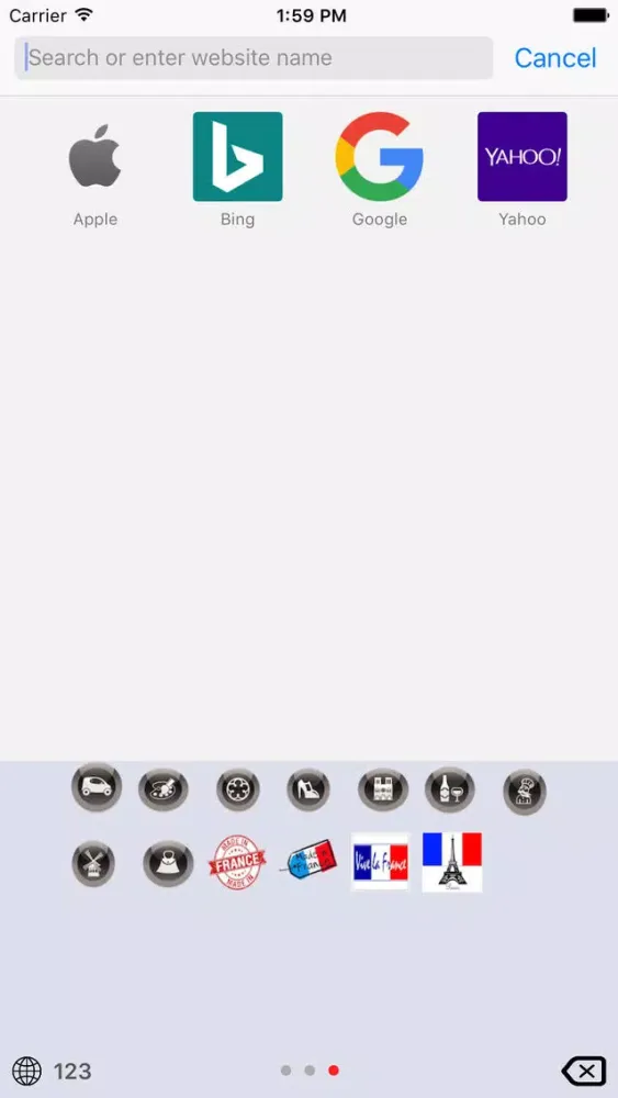 France Emoji Keys应用截图