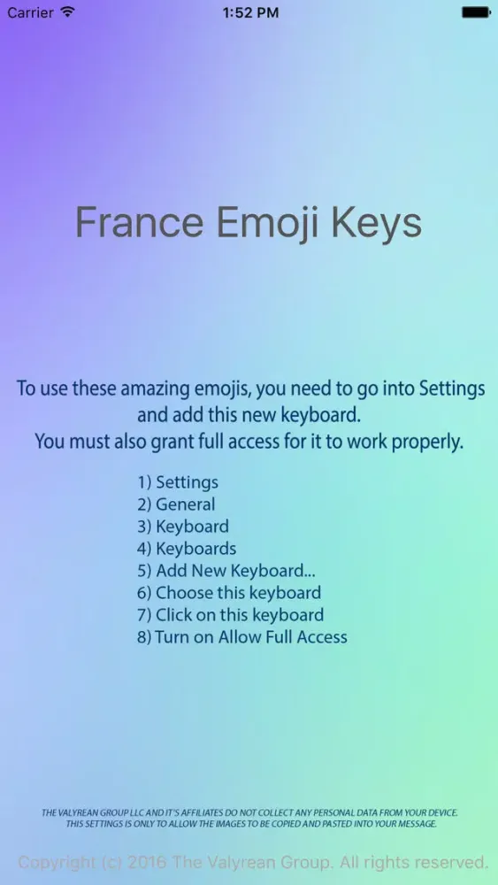France Emoji Keys应用截图