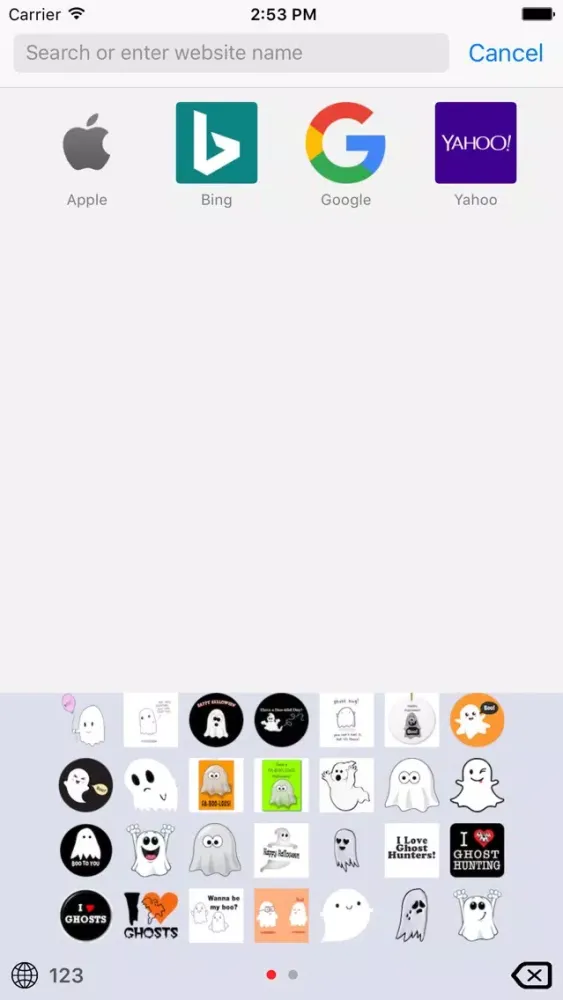 Ghost Emoji Keys應用截圖