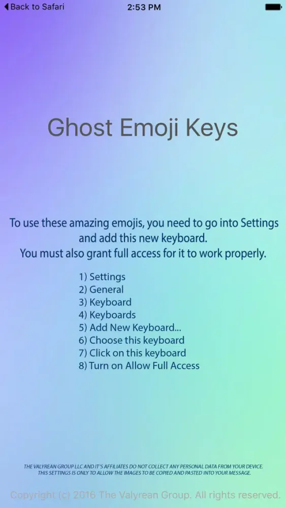 Ghost Emoji Keys應用截圖