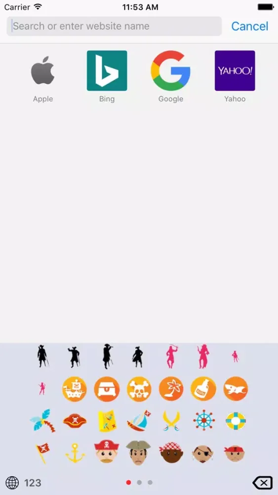 صور Pirate Emoji Keyboard