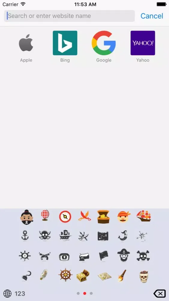 صور Pirate Emoji Keyboard