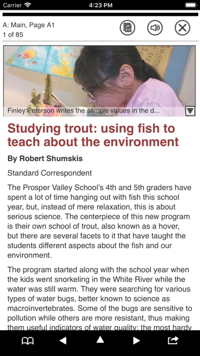 Vermont Standard eEdition Screenshots