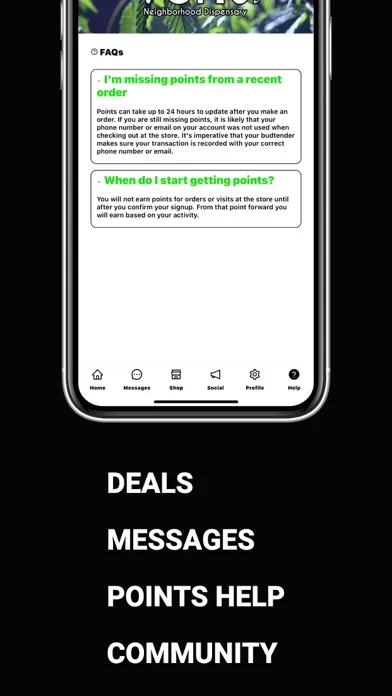 Ảnh chụp màn hình của Verts Neighborhood Dispensary