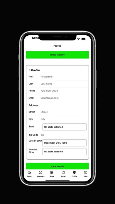 Ảnh chụp màn hình của Verts Neighborhood Dispensary