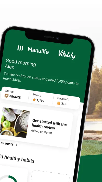Manulife Vitality Screenshots