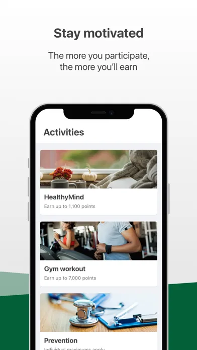 Manulife Vitality Screenshots