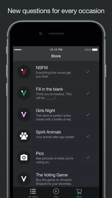 Capturas de tela do The Voting Game - The Adult Party Game Of Who Is Most Likely To...
