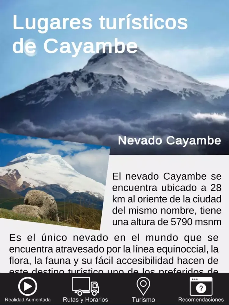 Cayambe Limpio iPad  Screenshots