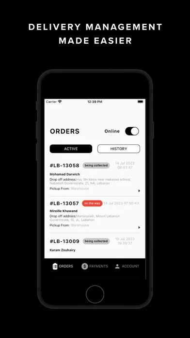Скриншоты TWA Driver's app