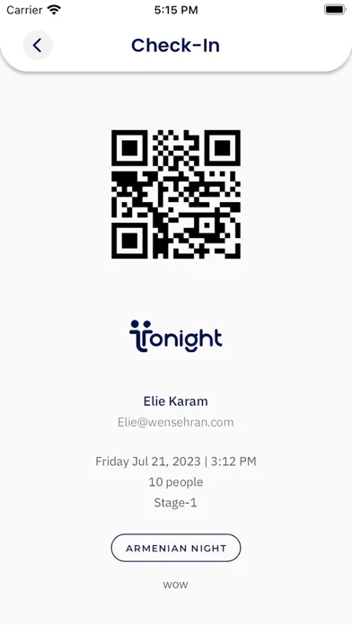 Ảnh chụp màn hình của Tonight Door App