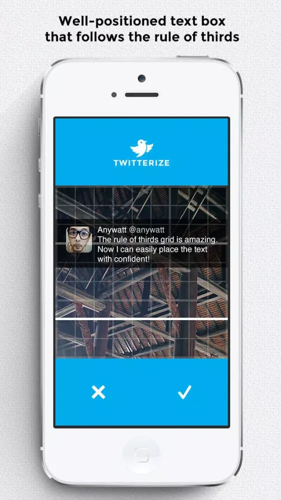 Twitterize Lite : Put words on pictures for Instagram, Twitter, and Facebook স্ক্রিনশট